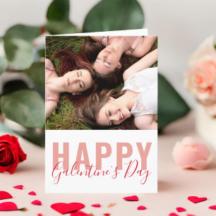 Cartes Pour Fêtes Annuelles Amis modernes de la Saint Galentine Photo Saint-Va