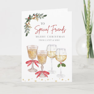 Cartes Pour Fêtes Annuelles Amis spéciaux de Noël personnalisés
