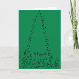 Cartes Pour Fêtes Annuelles Amis uniques