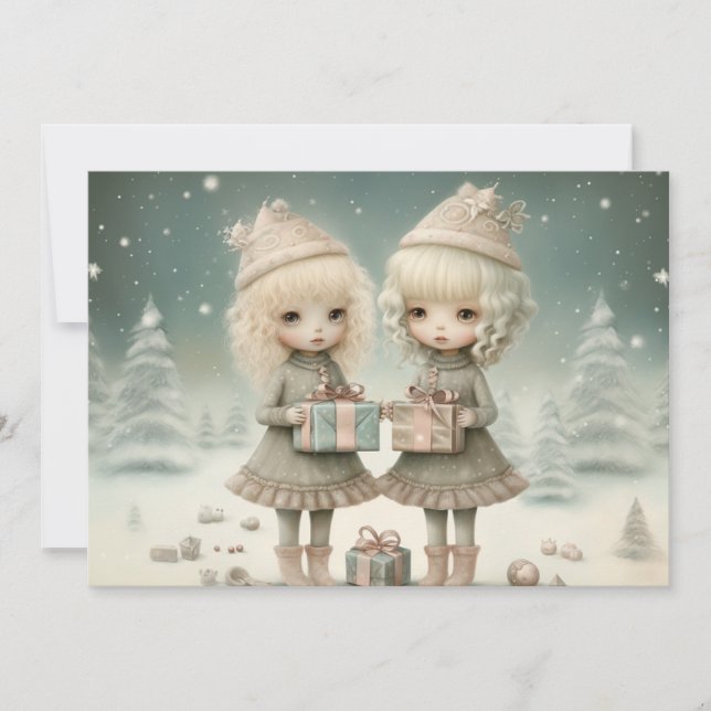 Cartes Pour Fêtes Annuelles Amitié chère : Un joyeux voeu de Noël (Devant)