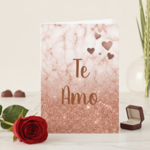 Cartes Pour Fêtes Annuelles Amo Tarjeta Saint Valentin Amour espagnol