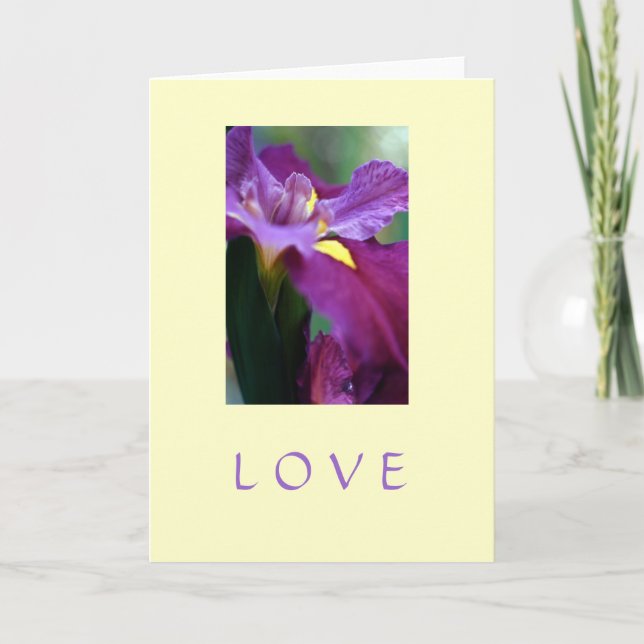 Cartes Pour Fêtes Annuelles "Amour" (Devant)