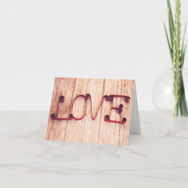 CARTES POUR FÊTES ANNUELLES AMOUR (Devant)