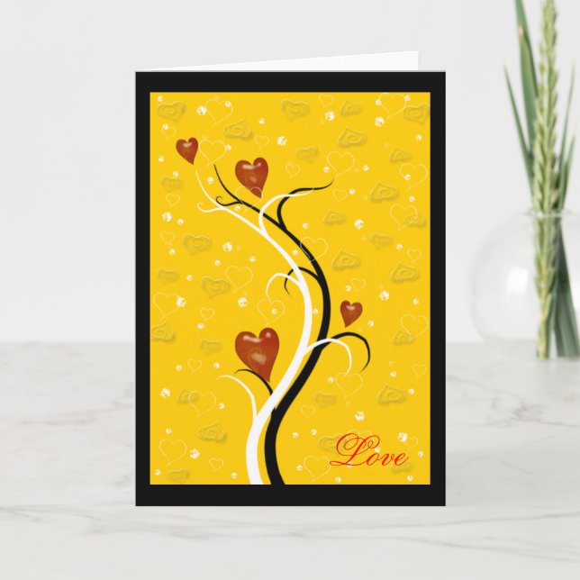 Cartes Pour Fêtes Annuelles Amour (Devant)