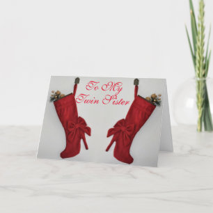 CARTES POUR FÊTES ANNUELLES *AMOUR* À MA SOEUR DOUCE" À NOËL