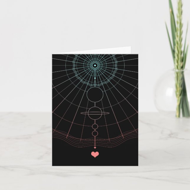 Cartes Pour Fêtes Annuelles amour au-delà (Devant)