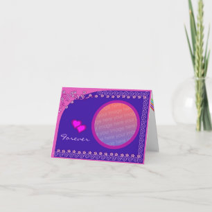 Cartes Pour Fêtes Annuelles Amour cadre photo