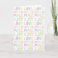 Amour, Compassion, Paix, Joie