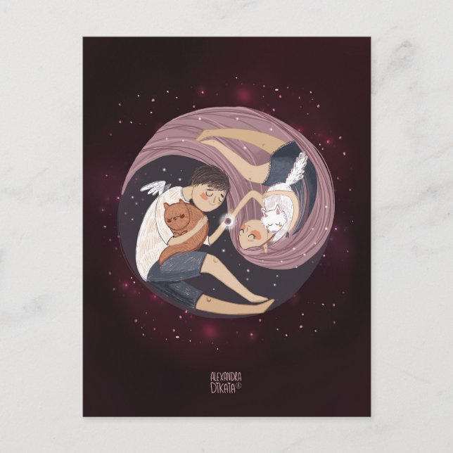 Cartes Pour Fêtes Annuelles AMOUR couple parfait Saint Valentin (Devant)