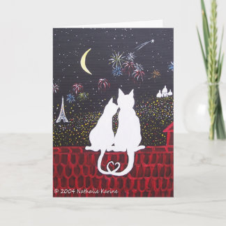 Cartes Pour Fêtes Annuelles Amour dans l'à Paris de Paris - de L'Amour