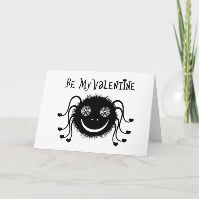 Cartes Pour Fêtes Annuelles Amour d'araignée (Devant)