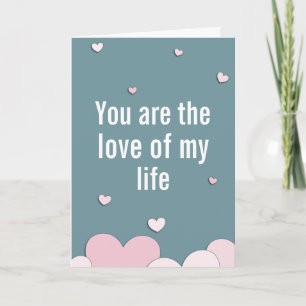 Cartes Pour Fêtes Annuelles Amour de ma vie Amoureux Saint Valentin