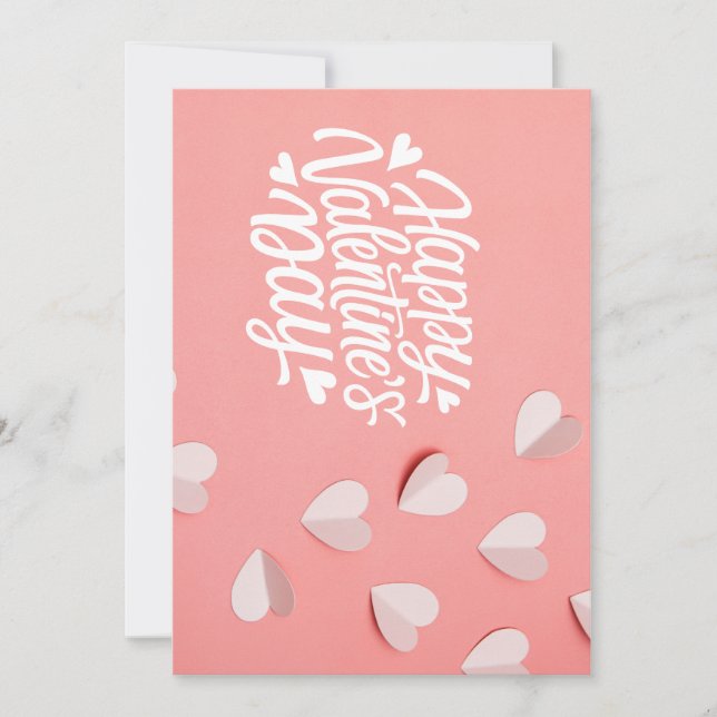 Cartes Pour Fêtes Annuelles Amour de Macareux St Valentin Vacances (Devant)