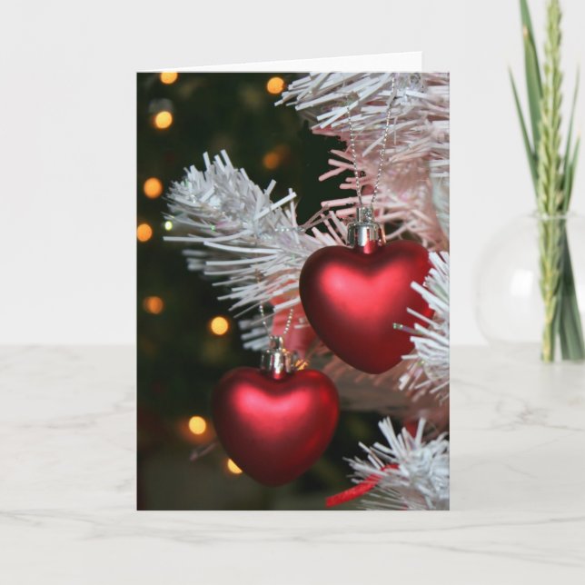Cartes Pour Fêtes Annuelles Amour de Noël (Devant)