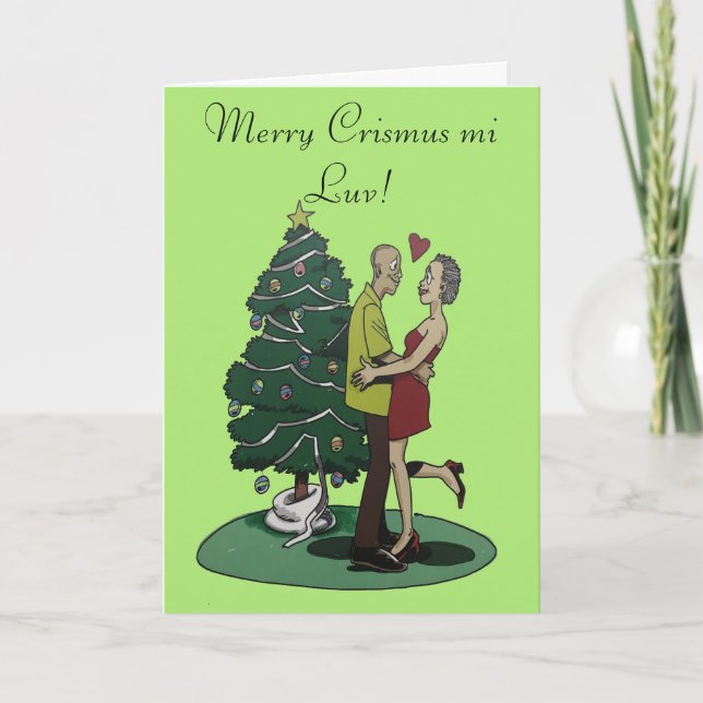 Cartes Pour Fêtes Annuelles Amour de Noël (Devant)
