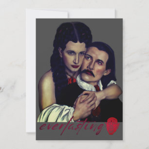 Cartes Pour Fêtes Annuelles Amour de vampire