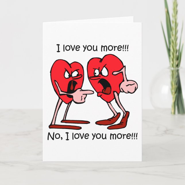 Cartes Pour Fêtes Annuelles Amour drôle (Devant)