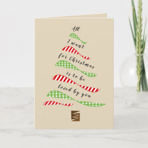 Cartes Pour Fêtes Annuelles Amour et Amusement Tout ce que je veux pour Noël S