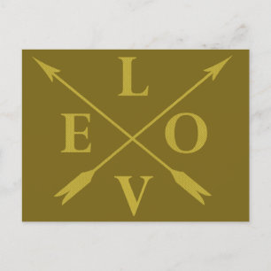 Cartes Pour Fêtes Annuelles Amour monogramme