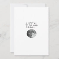 Amour pour vous jusqu'à la lune et retour Moderne