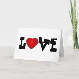 Cartes Pour Fêtes Annuelles AMOUR Red Candy Coeur Valentines Jour sucré