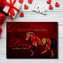 Amour sans limites Cheval Saint-Valentin