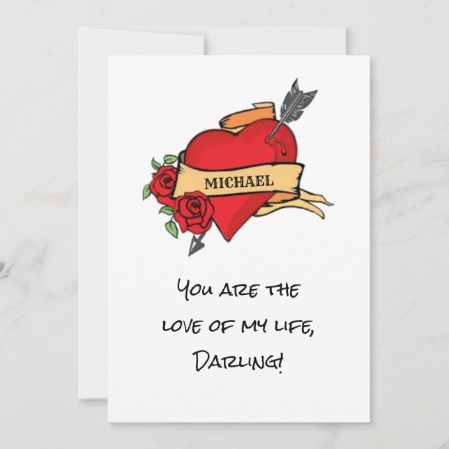 Cartes Pour Fêtes Annuelles Amour sarcastique amusant de ma vie personnalisée  (Devant)