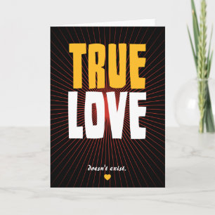 Cartes Pour Fêtes Annuelles Amour vrai