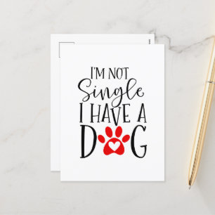 Cartes Pour Fêtes Annuelles Amoureux de chiens drôles anti Saint Valentin