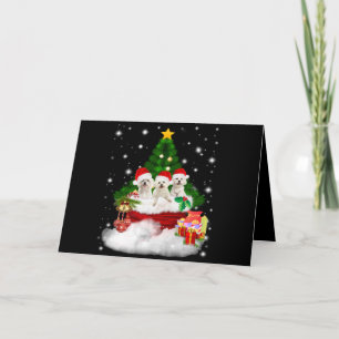 Cartes Pour Fêtes Annuelles Amoureux des chiens   Chiots maltais est présent à