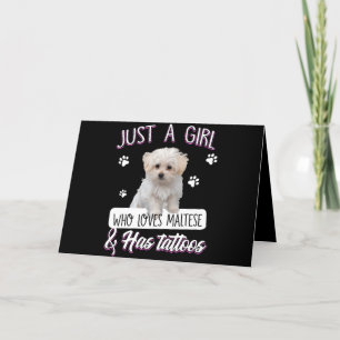 Cartes Pour Fêtes Annuelles amoureux des chiens   Juste Une Fille Qui Aime Le 