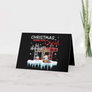 Cartes Pour Fêtes Annuelles amoureux des chiens Noël Maltais Commence Avec C