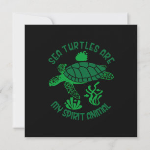 Cartes Pour Fêtes Annuelles Amoureux des Tortues Les Tortues Marines Sont Mo