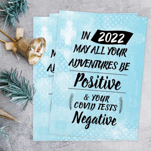 Cartes Pour Fêtes Annuelles Amusant 2022 New Year Covid (Créateur téléchargé)