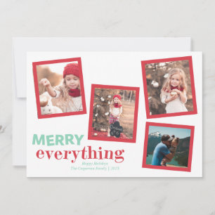 Cartes Pour Fêtes Annuelles Amusant 4 Photo Joyeux Tout 