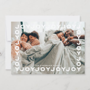 Cartes Pour Fêtes Annuelles Amusant   Joy Joy Joy Frame Christmas