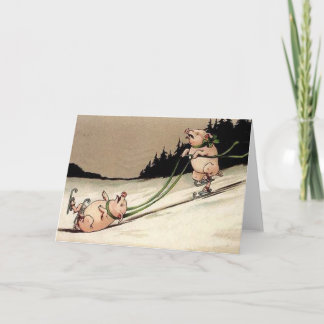 CARTES POUR FÊTES ANNUELLES AMUSEMENT D'HIVER