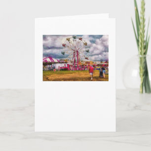 Cartes Pour Fêtes Annuelles Amusement - Ferris Wheel Fun