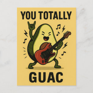Cartes Pour Fêtes Annuelles Amusez-vous totalement Guac