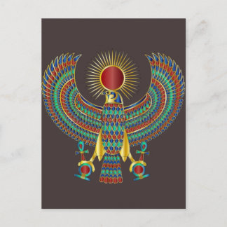 Cartes Pour Fêtes Annuelles Ancient Egyptian Postcard | Pharaonic Art Design b