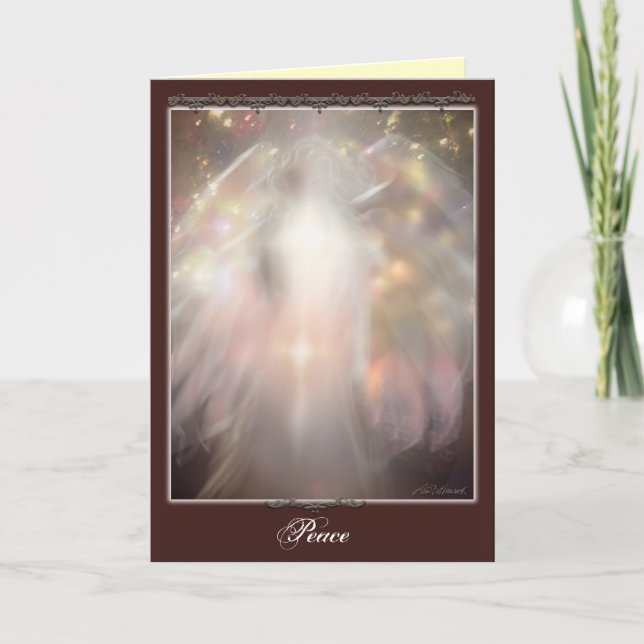 Cartes Pour Fêtes Annuelles ange de cristal (Devant)