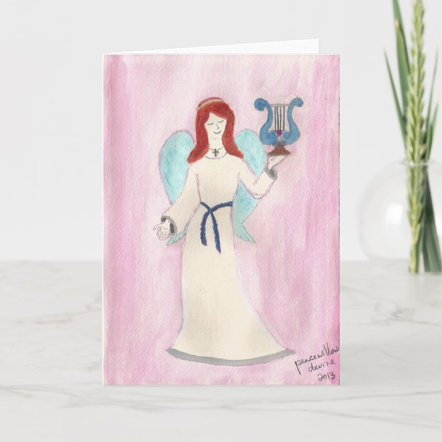 Cartes Pour Fêtes Annuelles ange de culte… par le peacewillow (Devant)