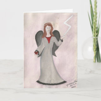 Cartes Pour Fêtes Annuelles ange de force… par le peacewillow