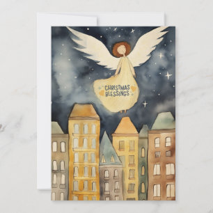 Cartes Pour Fêtes Annuelles Ange de Noël