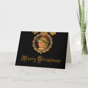 Cartes Pour Fêtes Annuelles Ange de Noël Vintage
