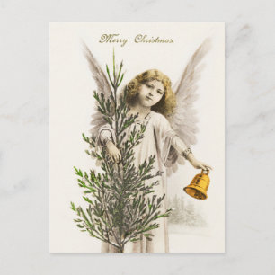 Cartes Pour Fêtes Annuelles Ange de Noël Vintage