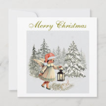 Ange de Noël Vintage et enfant