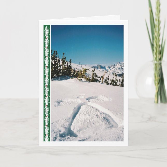 Cartes Pour Fêtes Annuelles Ange de plume (Devant)