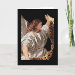 Cartes Pour Fêtes Annuelles Ange de Titien avec bannière