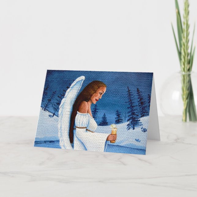 Cartes Pour Fêtes Annuelles "Ange d'espoir " (Devant)